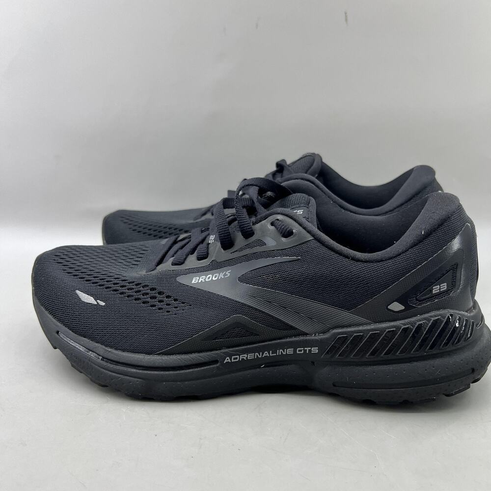 Brooks Adrenaline GTS 23 Running Shoes Women Size 8.5 B Black Comfort Sneakers - Picture 3 of 9